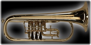 ELATON B-Fluegelhorn,Neusilber LFH-90183